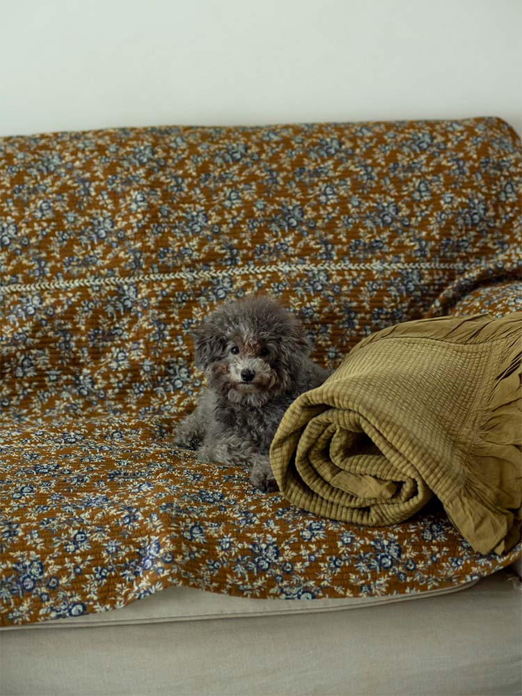 Antique Flower Indian Quilt Series