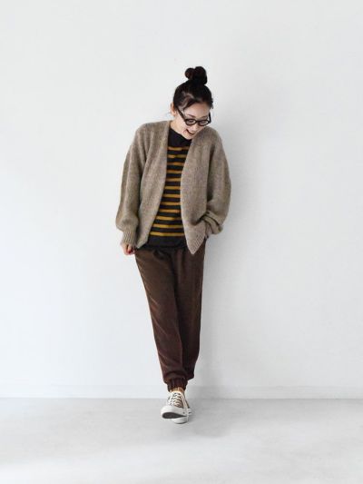 Hug o war Cloth＆Cross ツイルジョグパンツ-