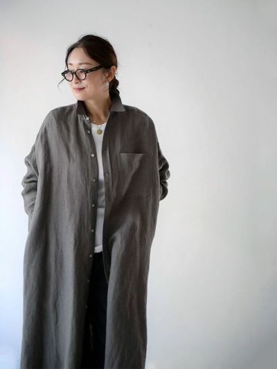 都内で リネンサージシャツワンピース | HUG O WaR ONLINE STORE ワンピース