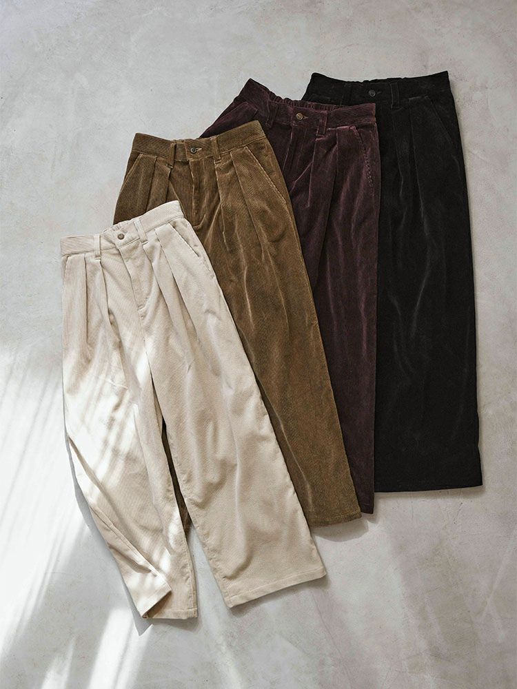 コーデュロイタックワイドパンツ | HUG O WaR ONLINE STORE