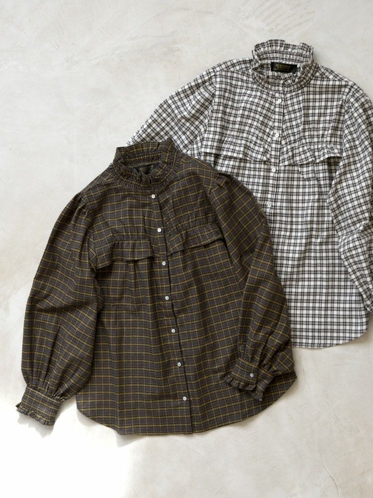 チェックフリルシャツ | HUG O WaR ONLINE STORE