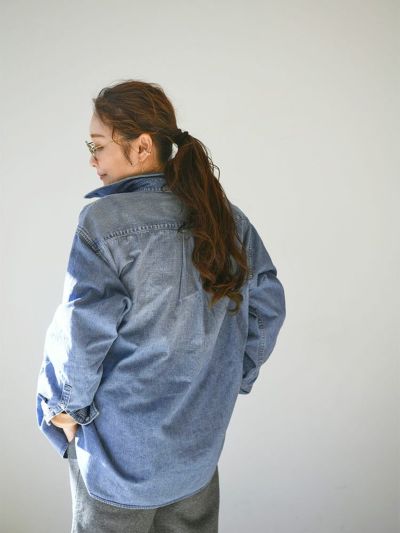 新品 Hug O`War ハグオーワー デニム ウエスタンシャツ Hug O War - ハグオーワー クロスアンドクロス HUG O WaR
