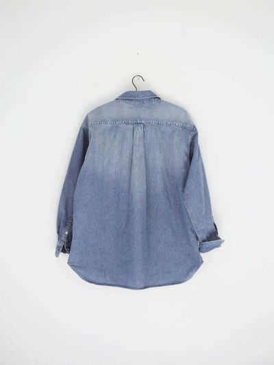未使用　HUG Ō WäR ブルーデニムシャツ　ワイドサイドスリット　雅姫さん デニムオーバーシャツ | HUG O WaR ONLINE STORE