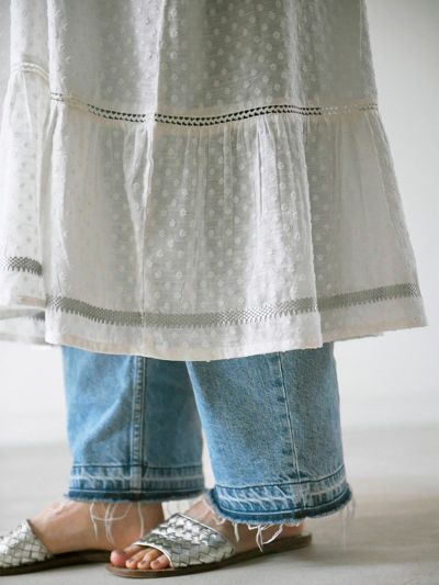 コットンドビー刺繍ギャザーワンピース | HUG O WaR ONLINE STORE