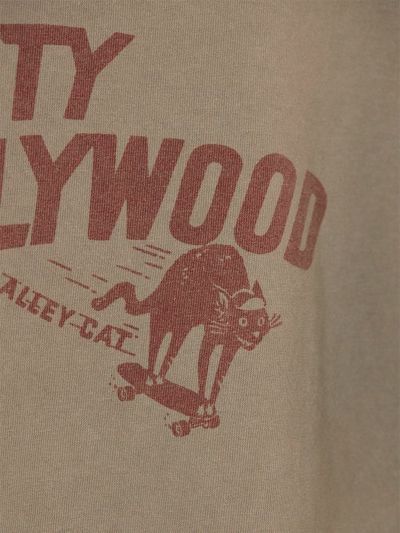 REMI RELIEF×HUG O WaRコラボT-sh（planty hollywood cat