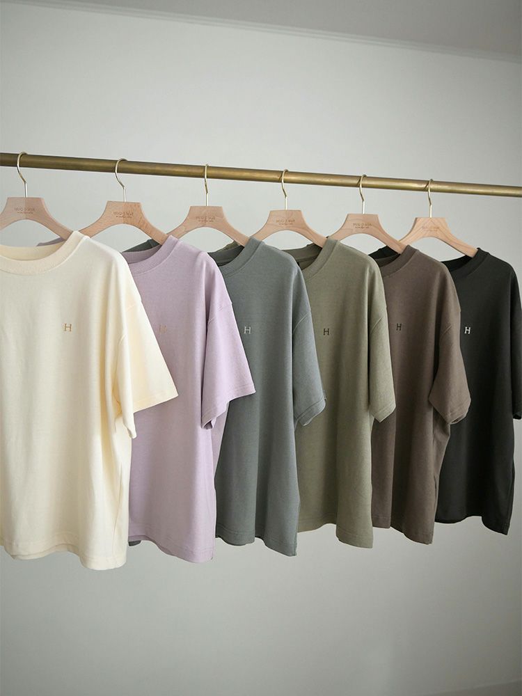 H刺繍T-sh