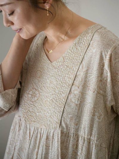 カラムカリブロックpt.ティアードドレス | HUG O WaR ONLINE STORE