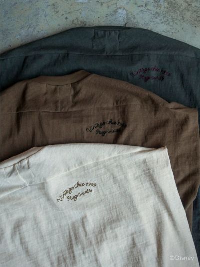 Americana×HUG O WaR/ミッキーマウス/フレンチスリーブT-sh