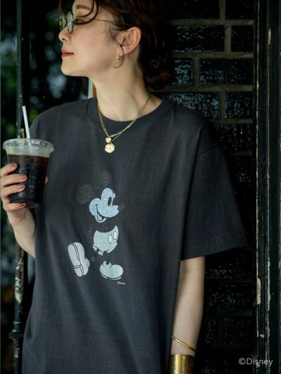 Americana×HUG O WaR/ミッキーマウス/グリッターpt.T-sh | HUG O