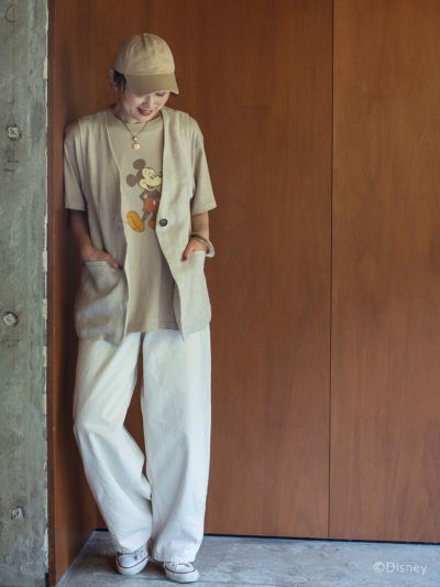 【のら様】Americana×HUG O WaR ミッキーマウス ヴィンテージ Americana×HUG O WaR/ミッキーマウス/ヴィンテージpt.T-sh | HUG