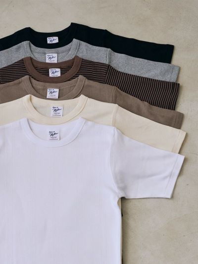 新品未使用2023SS MILLER×ハグオーワー裏起毛ヘンリーネックカットソー MILLER半袖T-sh | HUG O WaR ONLINE STORE
