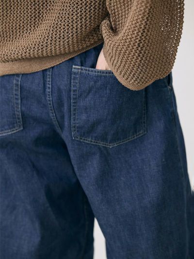新品タグ付　ハグオーワー　デニムイージープルオンパンツ デニムイージープルオンパンツ | HUG O WaR ONLINE STORE