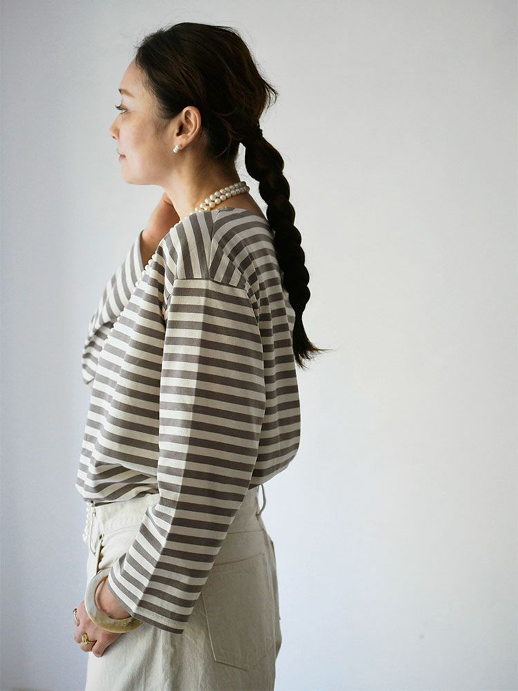 ナローピッチボーダーカットソー | HUG O WaR ONLINE STORE