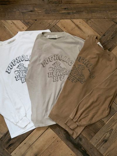 REMI RELIEF×HUG O WaRコラボ天竺ラグランスリーブT-sh ハグオーワー×REMI RELIEF×コラボ天竺ラグランスリーブT-sh