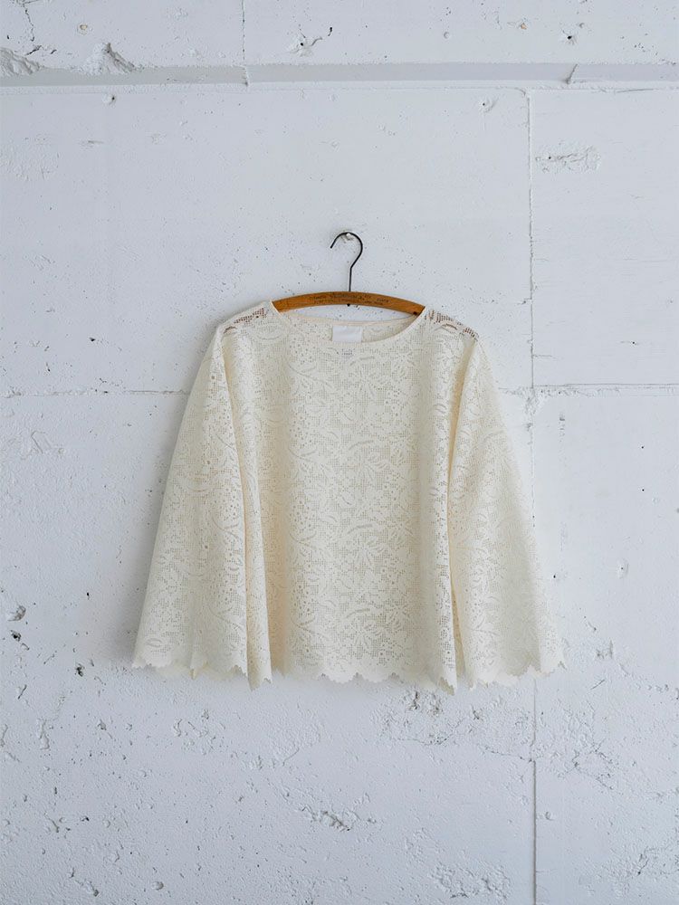 オーガニックコットンレースブラウス | HUG O WaR ONLINE STORE