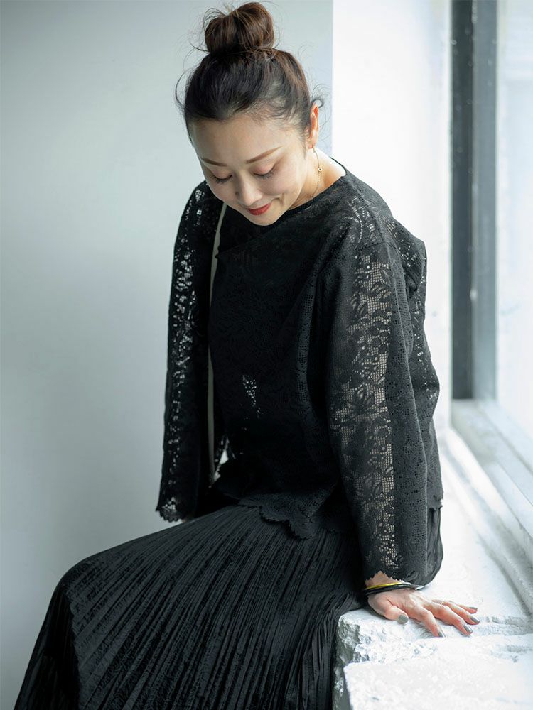 オーガニックコットンレースブラウス | HUG O WaR ONLINE STORE