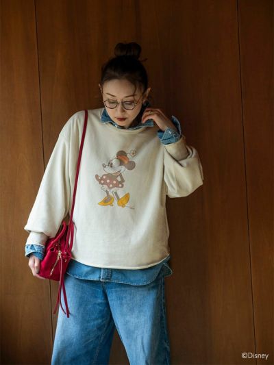 Americana×HUG O WaR/ミニーマウス/スウェットクリーム 000000002507-06-m.jpg?t=