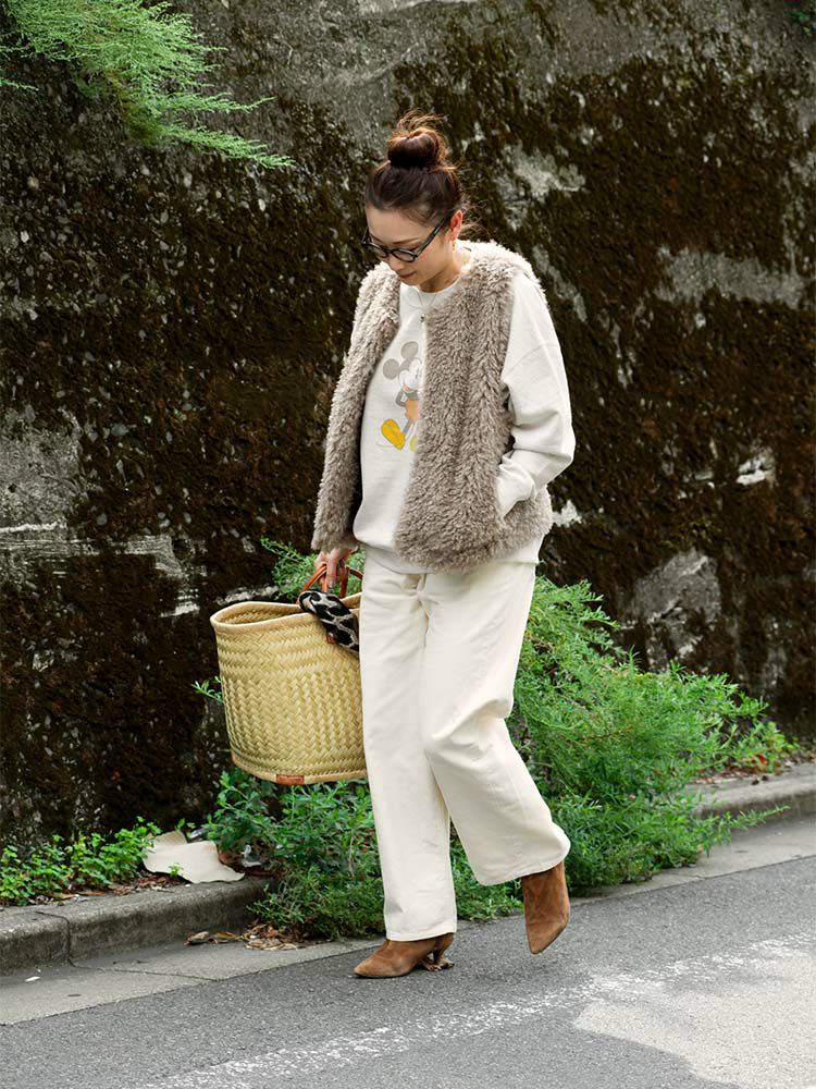 ハグオーワー　Wニードルファーベスト　新品未使用 tops | HUG O WaR ONLINE STORE ハグオーワー⭐︎ Wニードルファー