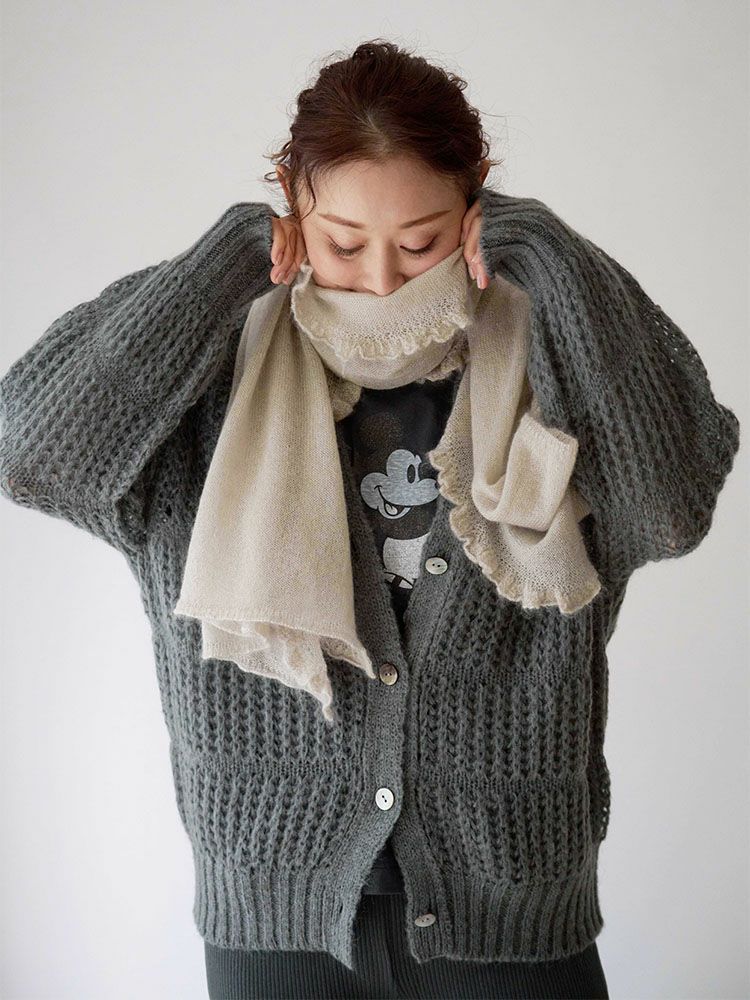 畦エアリーVネックカーディガン | HUG O WaR ONLINE STORE