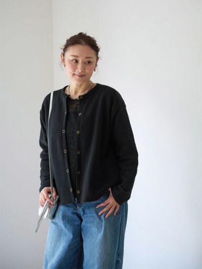 リングドット裏起毛カーディガン | HUG O WaR ONLINE STORE