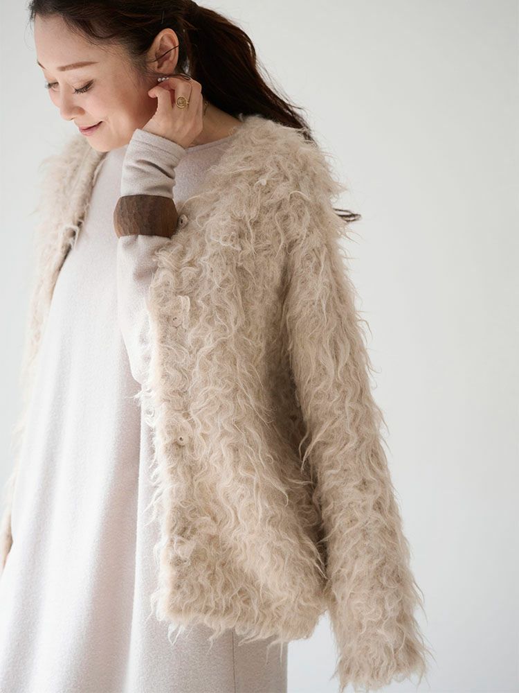 シャギー2wayカーディガン | HUG O WaR ONLINE STORE