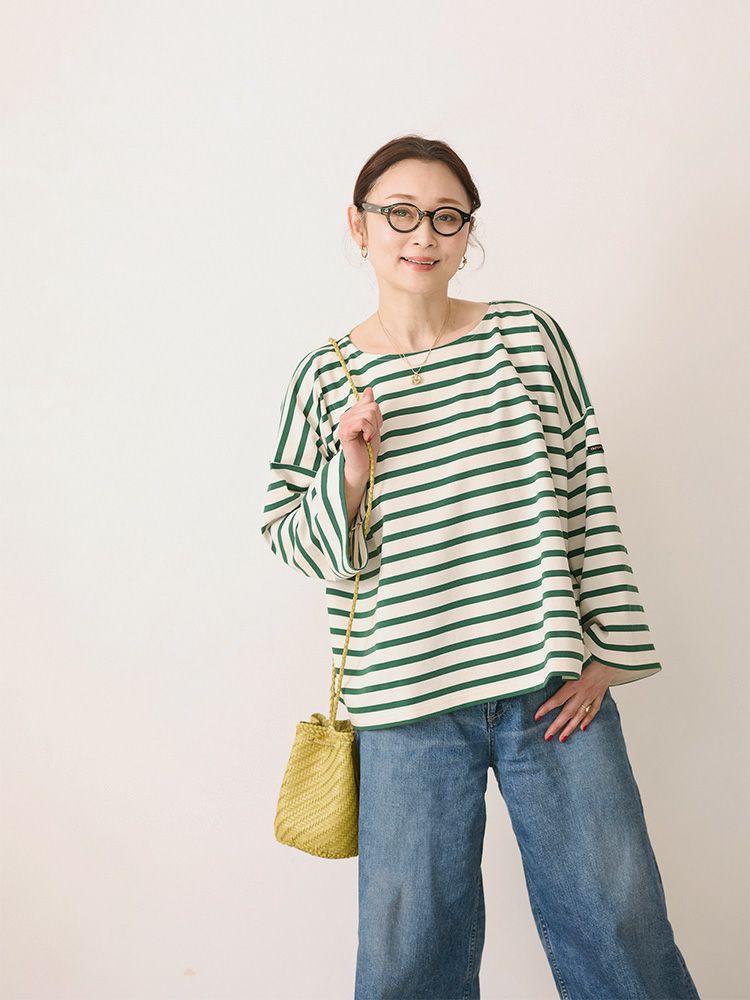 ハグオーワー⭐︎ ミドルピッチボーダーカットソー新品 tops | HUG O WaR ONLINE STORE