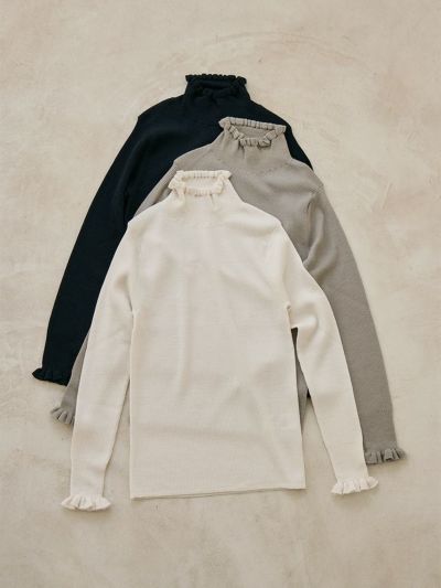 フリルハイネックセーター | HUG O WaR ONLINE STORE