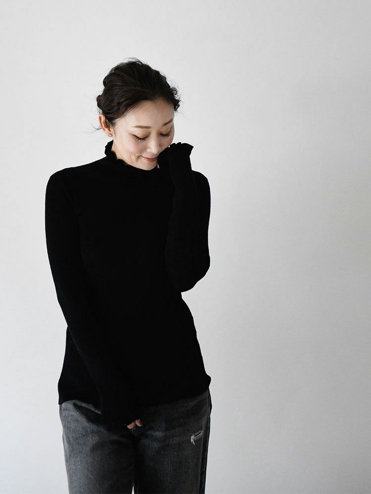 ハグオーワー　フリルハイネックセーター フリルハイネックセーター | HUG O WaR ONLINE STORE