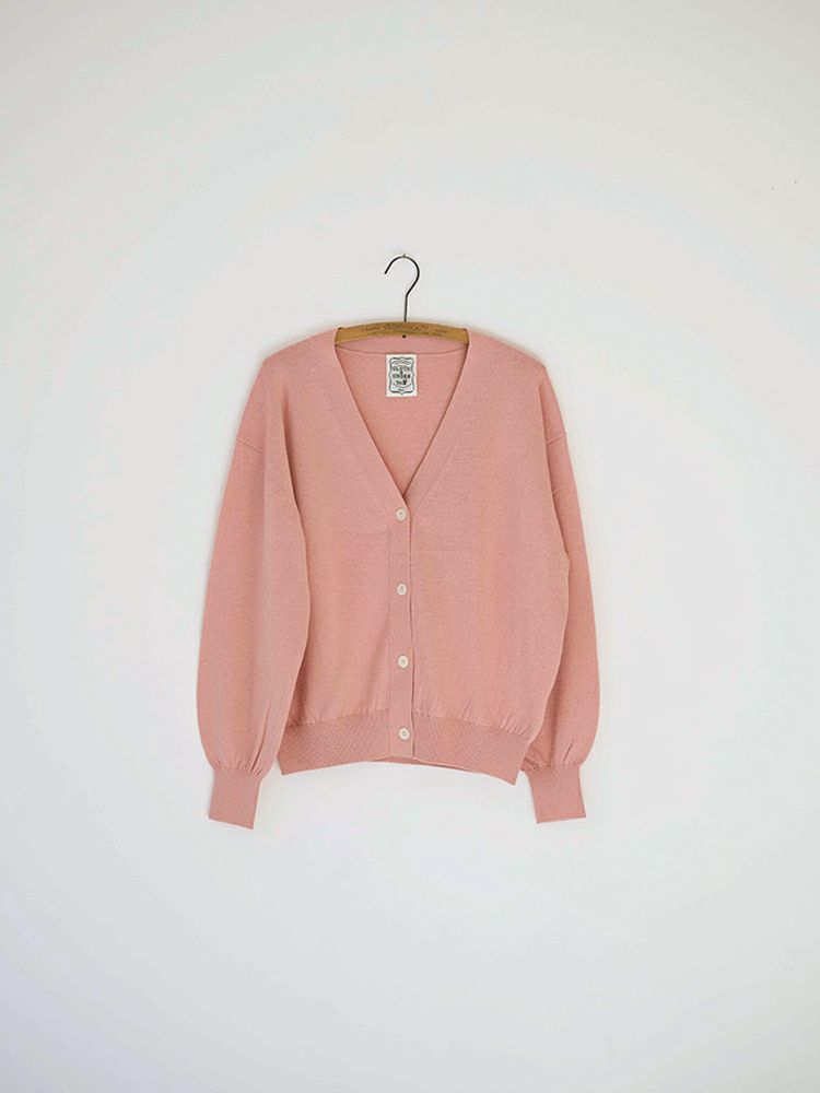 コットンカシミヤVネックカーディガン | HUG O WaR ONLINE STORE